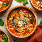Italian Orzo Spinach Soup