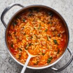 Italian Sausage & Orzo Soup
