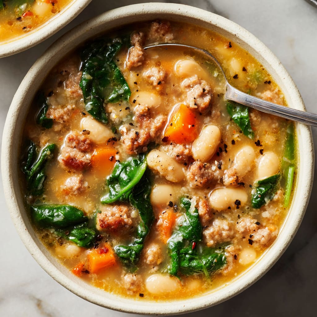 Italian Sausage White Bean Soup