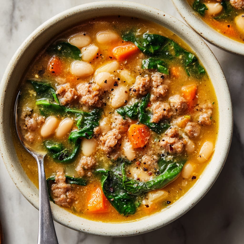 Italian Sausage White Bean Soup