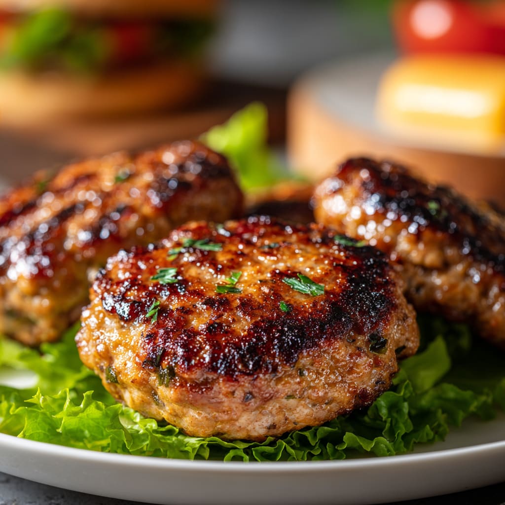 Juicy Ground Turkey Burgers