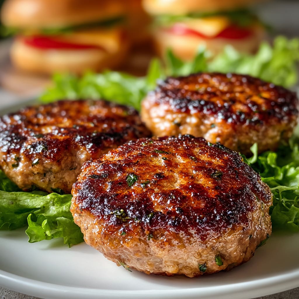 Juicy Ground Turkey Burgers