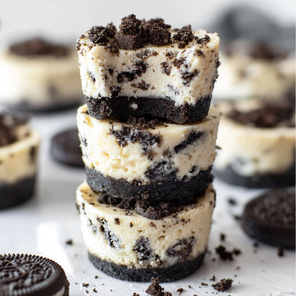 Mini Oreo Cheesecakes