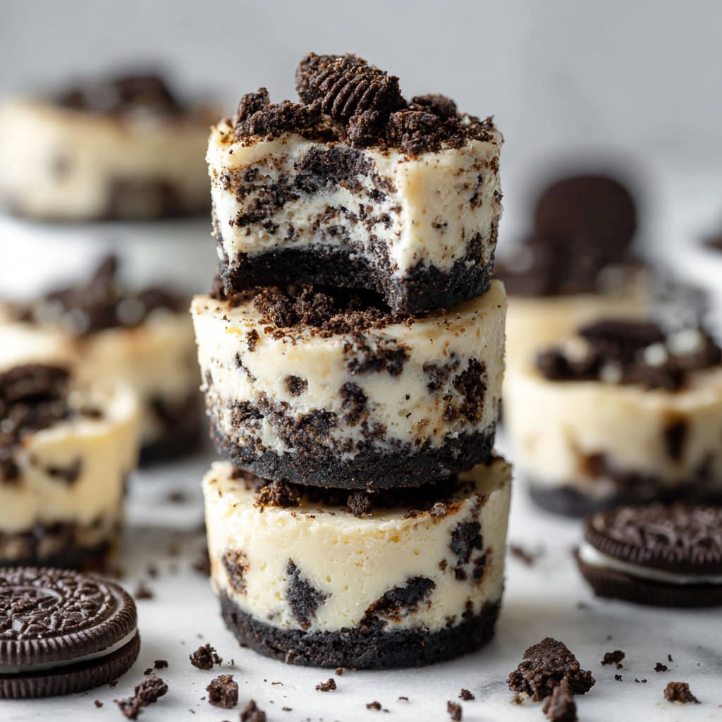 Mini Oreo Cheesecakes