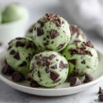 Mint Chocolate Chip Protein Balls