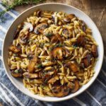 One Pot Orzo with Mushrooms