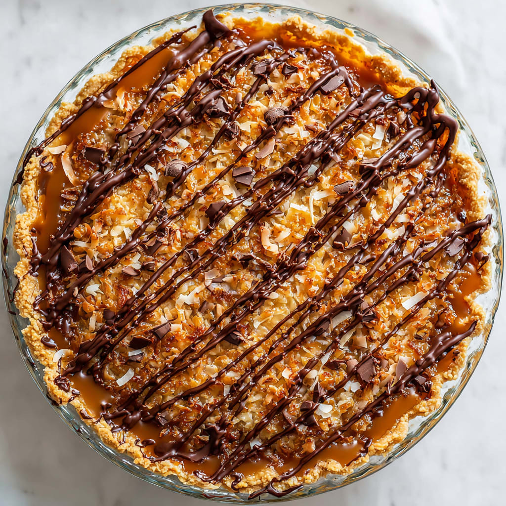 Samoas Cookie Pie