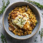 Slow Cooker Parmesan Herb Chicken & Orzo