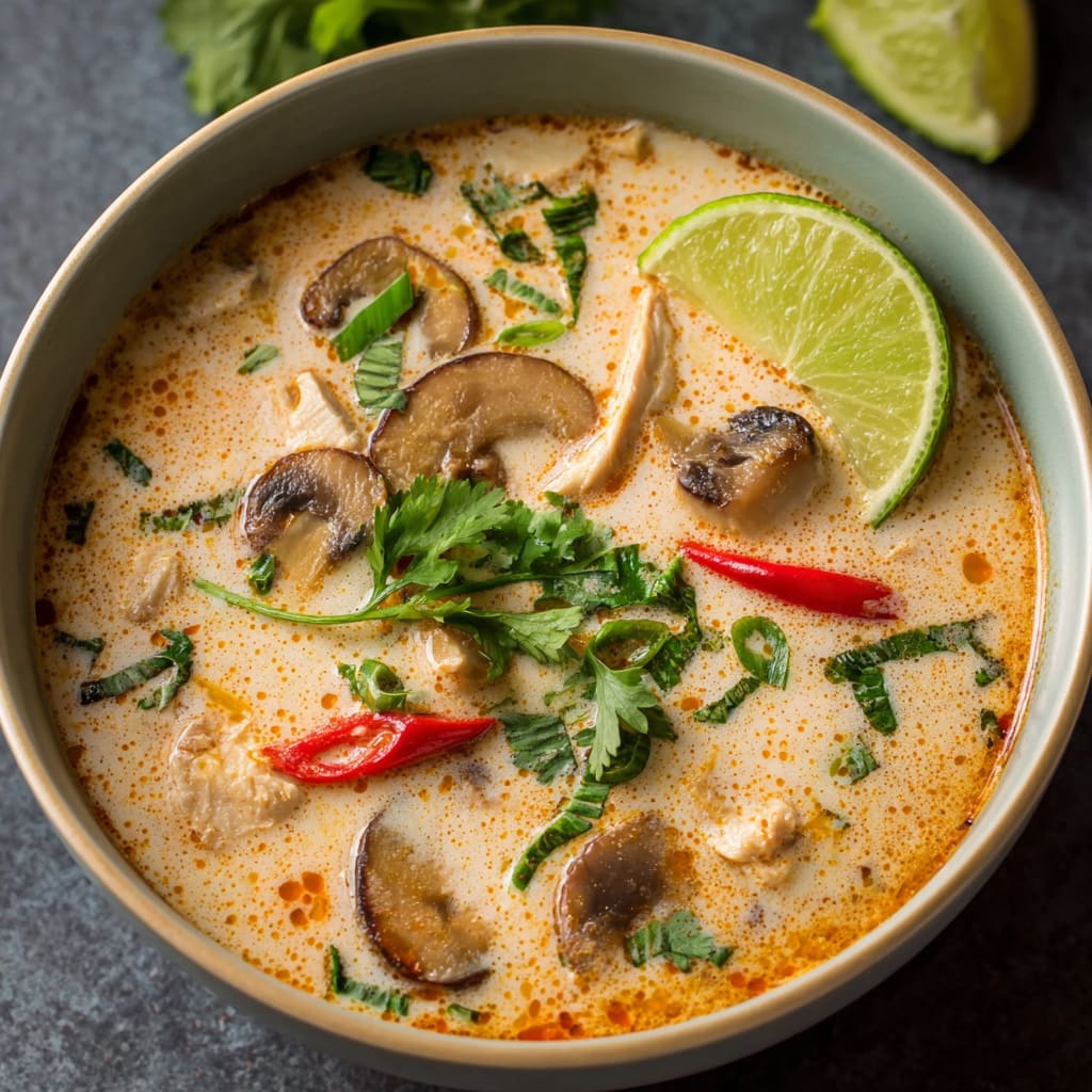 Slow Cooker Tom Kha Soup