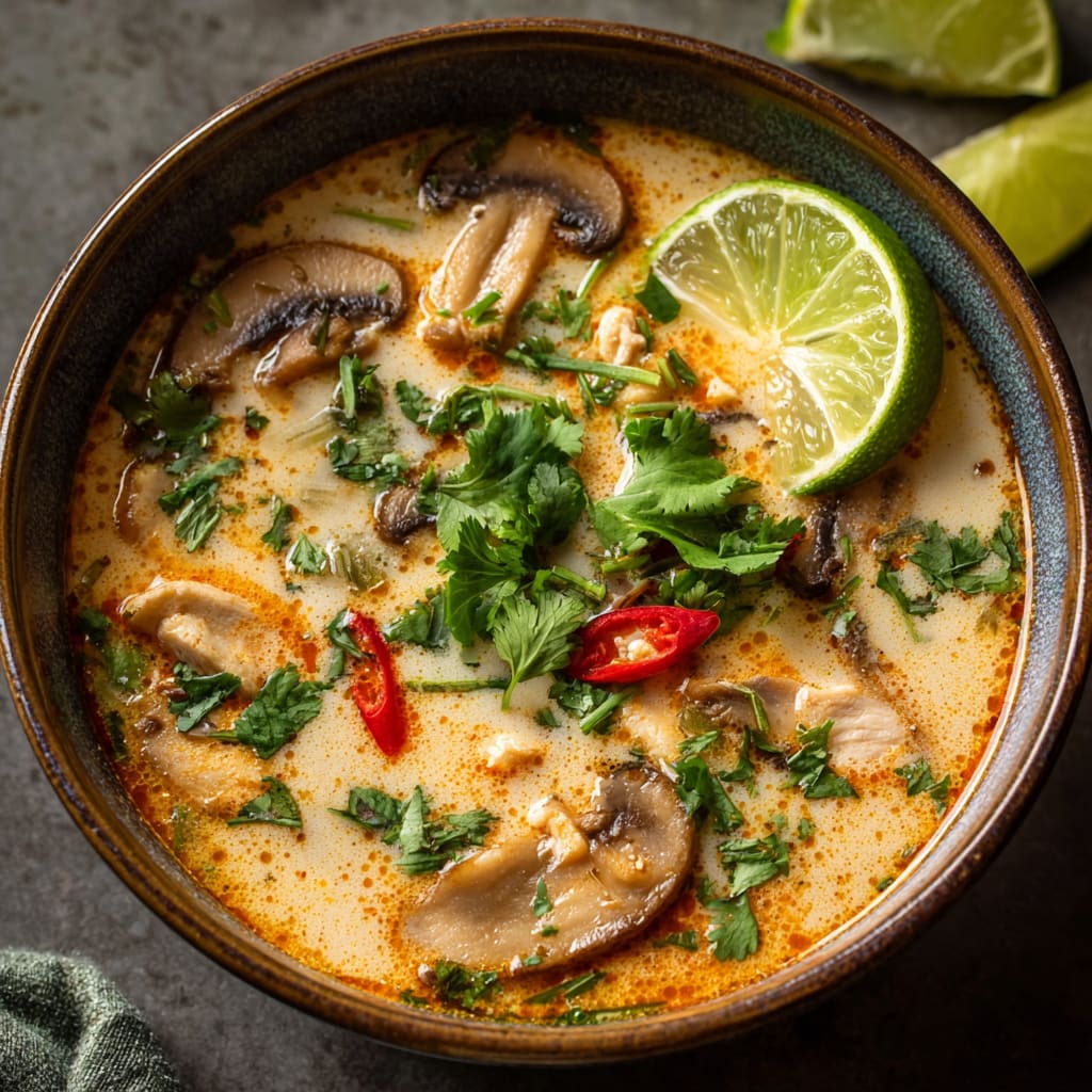 Slow Cooker Tom Kha Soup