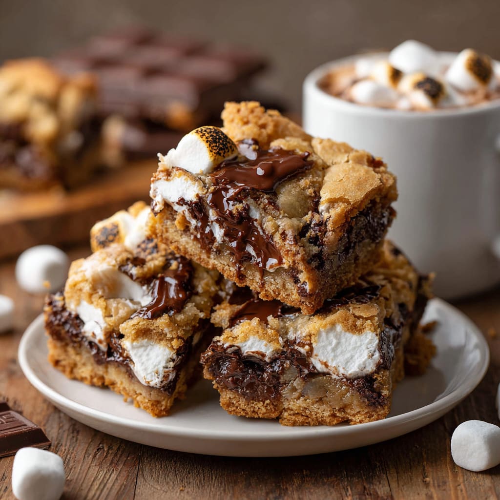 Smores Cookie Bars