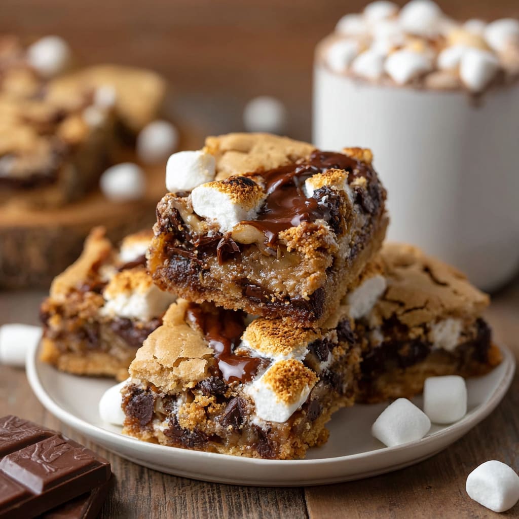 Smores Cookie Bars