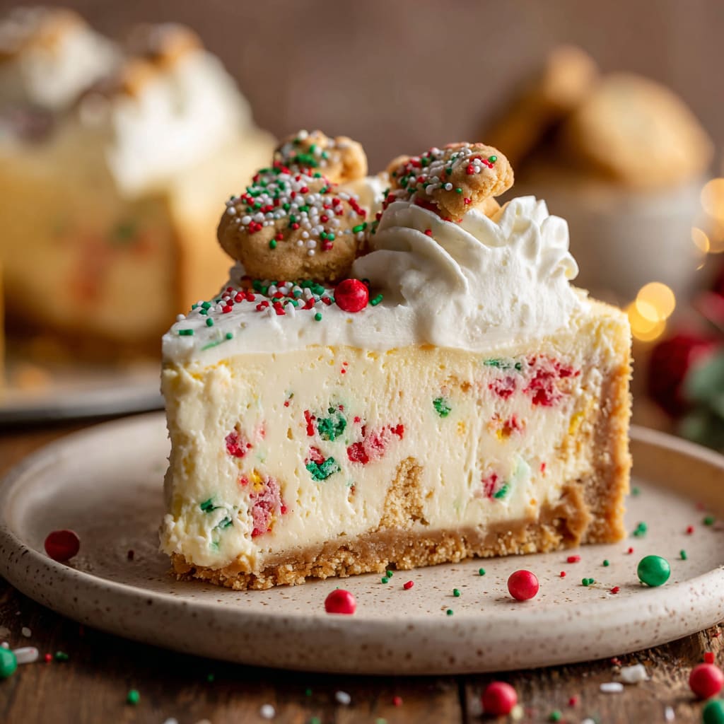 Sugar Cookie Cheesecake