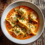 Thai Coconut Curry Dumpling Soup