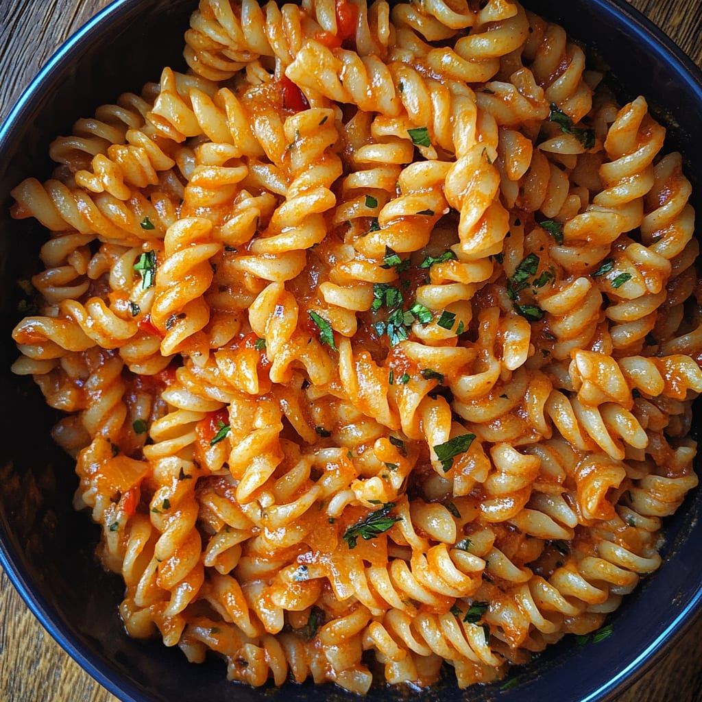 Vegan Spicy Fusilli Recipe