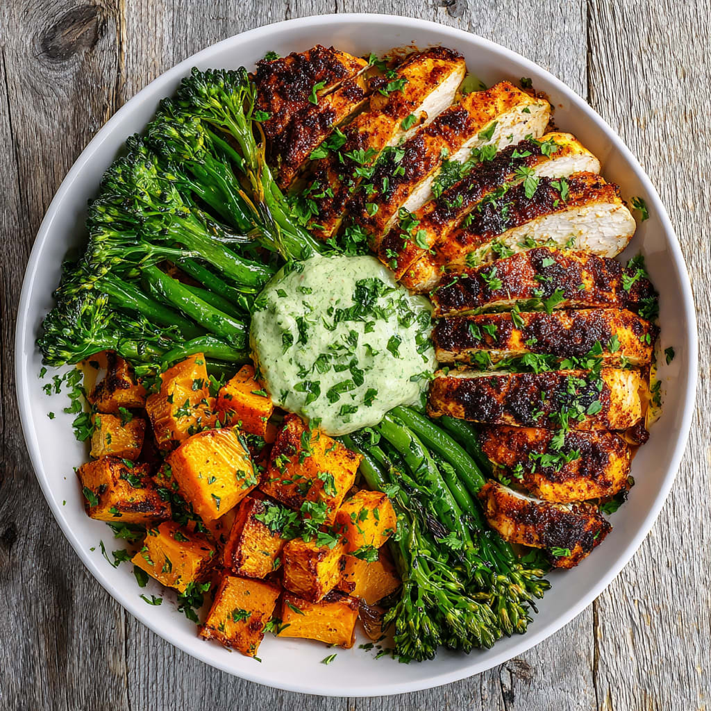 Cajun Chicken & Sweet Potato Bowls