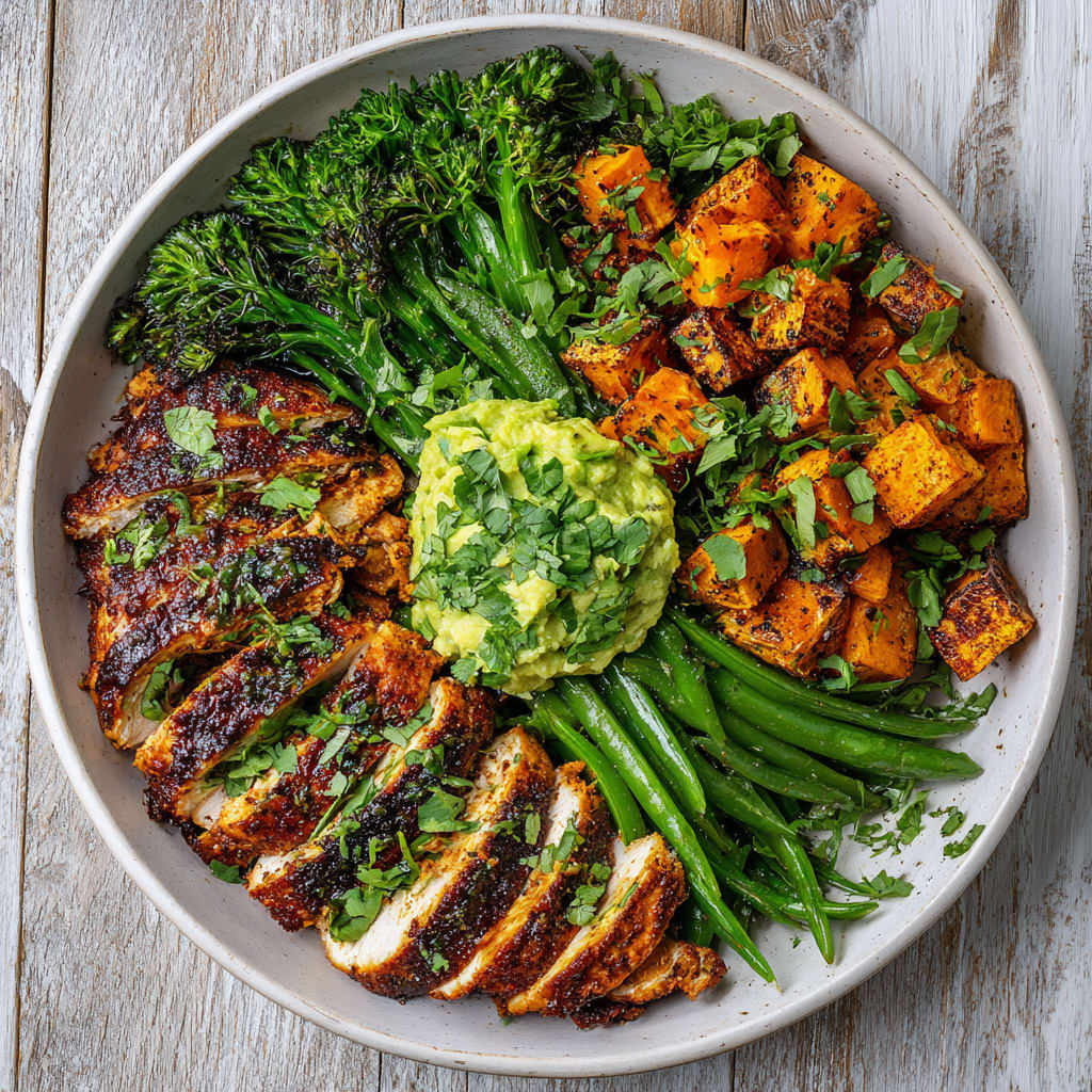 Cajun Chicken & Sweet Potato Bowls