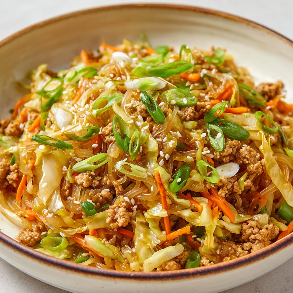 Chicken Egg Roll Bowls