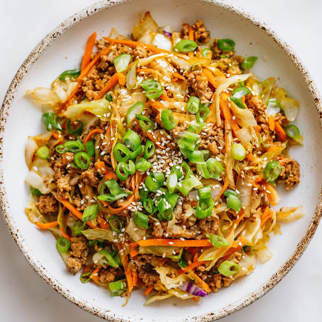 Chicken Egg Roll Bowls