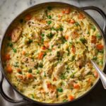 Creamy Chicken Pot Pie Orzo