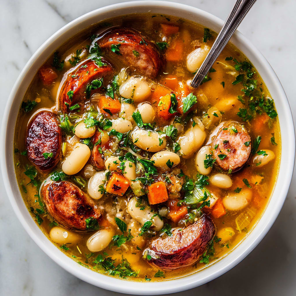 Creamy Sausage and Bean Soup