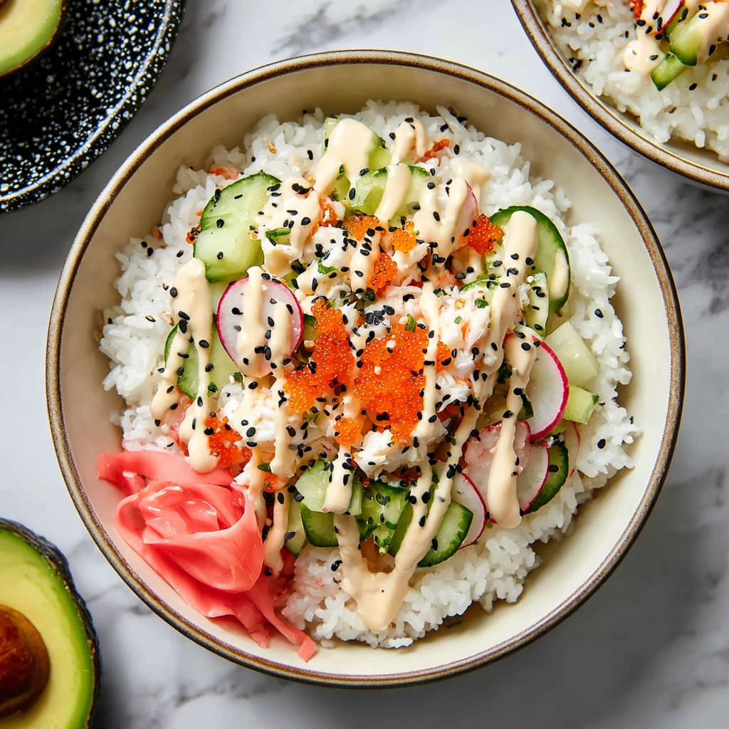 Easy California Roll Sushi Bowls