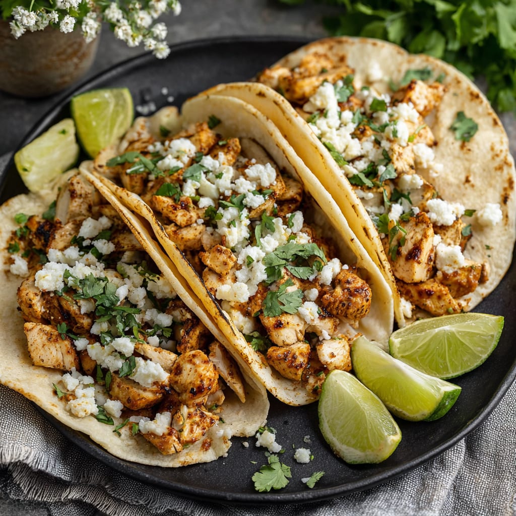 Easy Chicken Street Tacos Recipe
