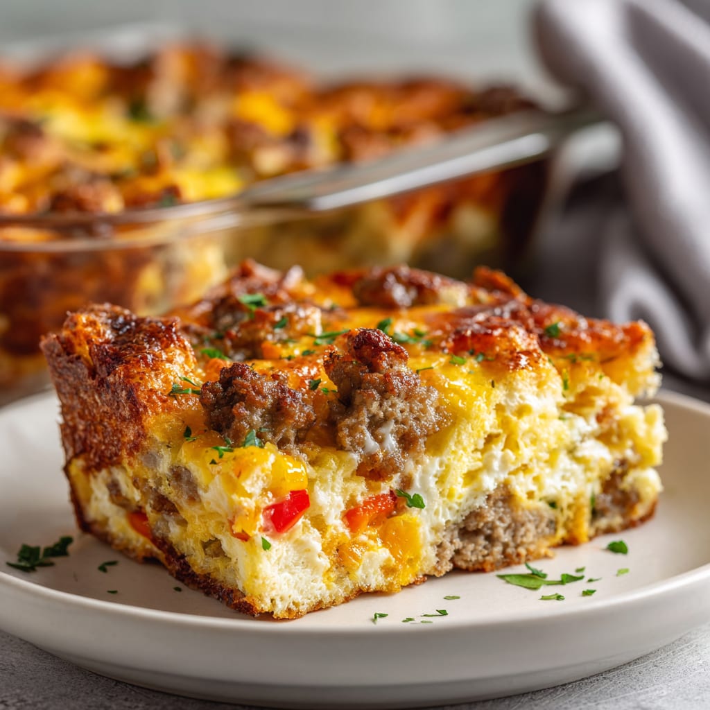 Easy Sausage and Egg Casserole