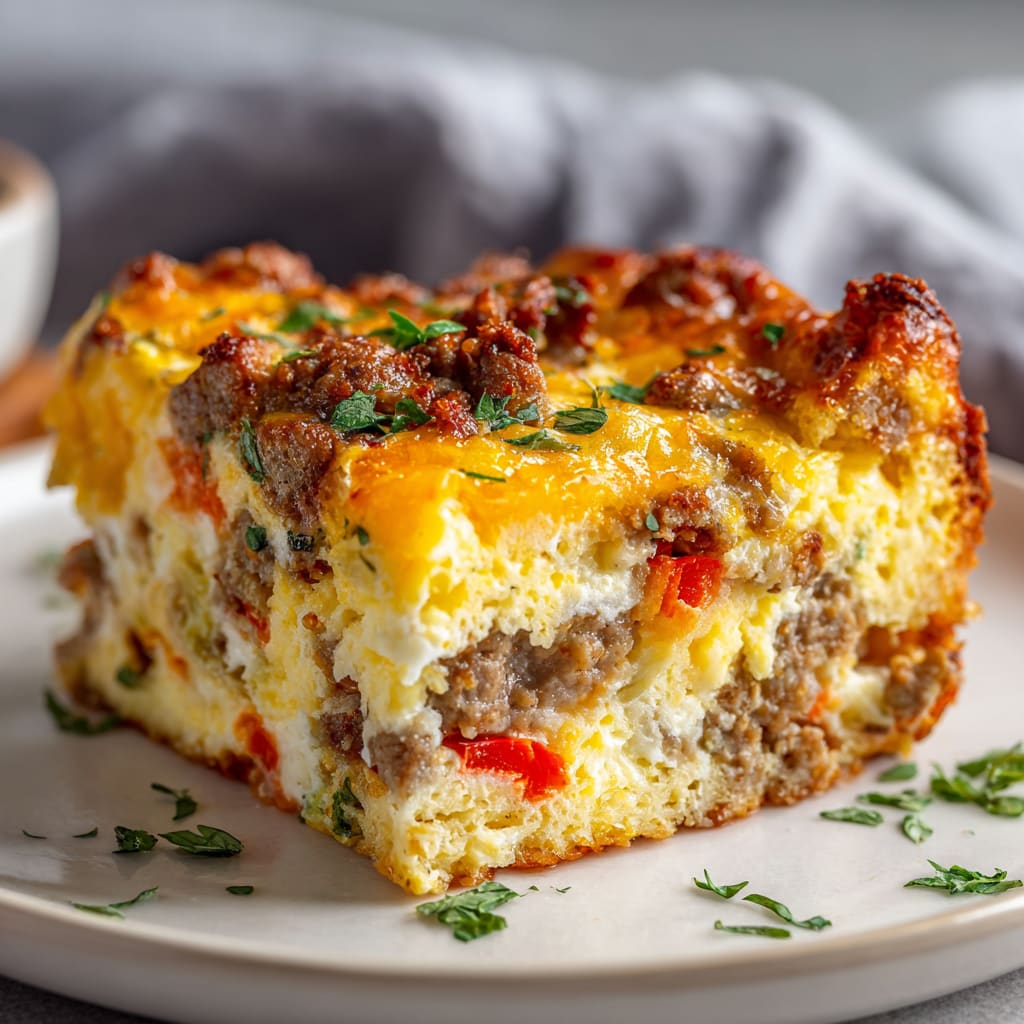 Easy Sausage and Egg Casserole