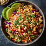 Famous Crunchy Cashew Thai-Inspired Quinoa Salad