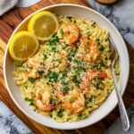 Garlic Butter Prawn Orzo