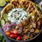 Greek Chicken Gyro Bowls
