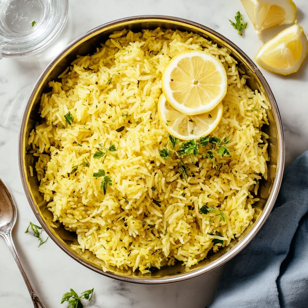 Greek Lemon Rice Recipe