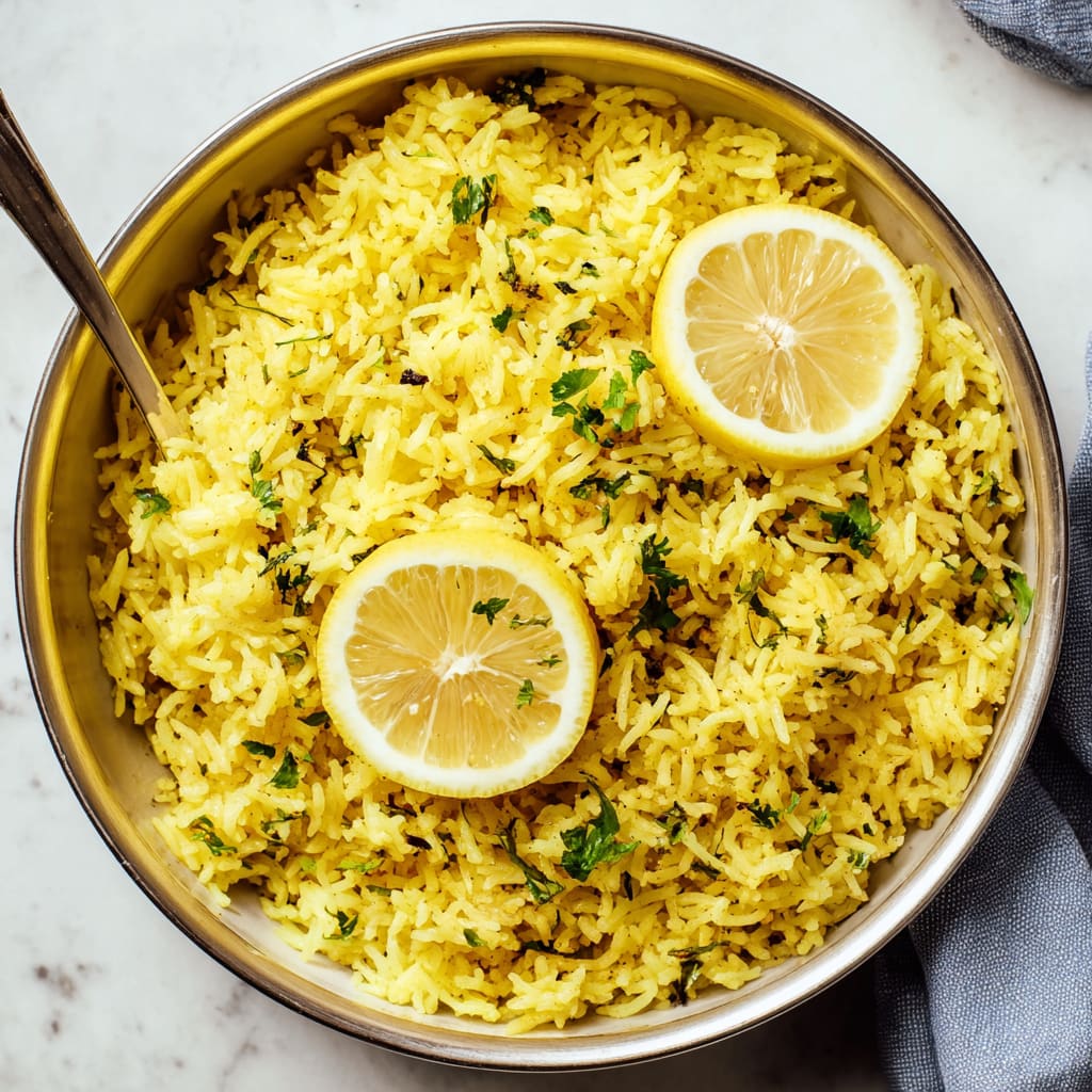 Greek Lemon Rice Recipe
