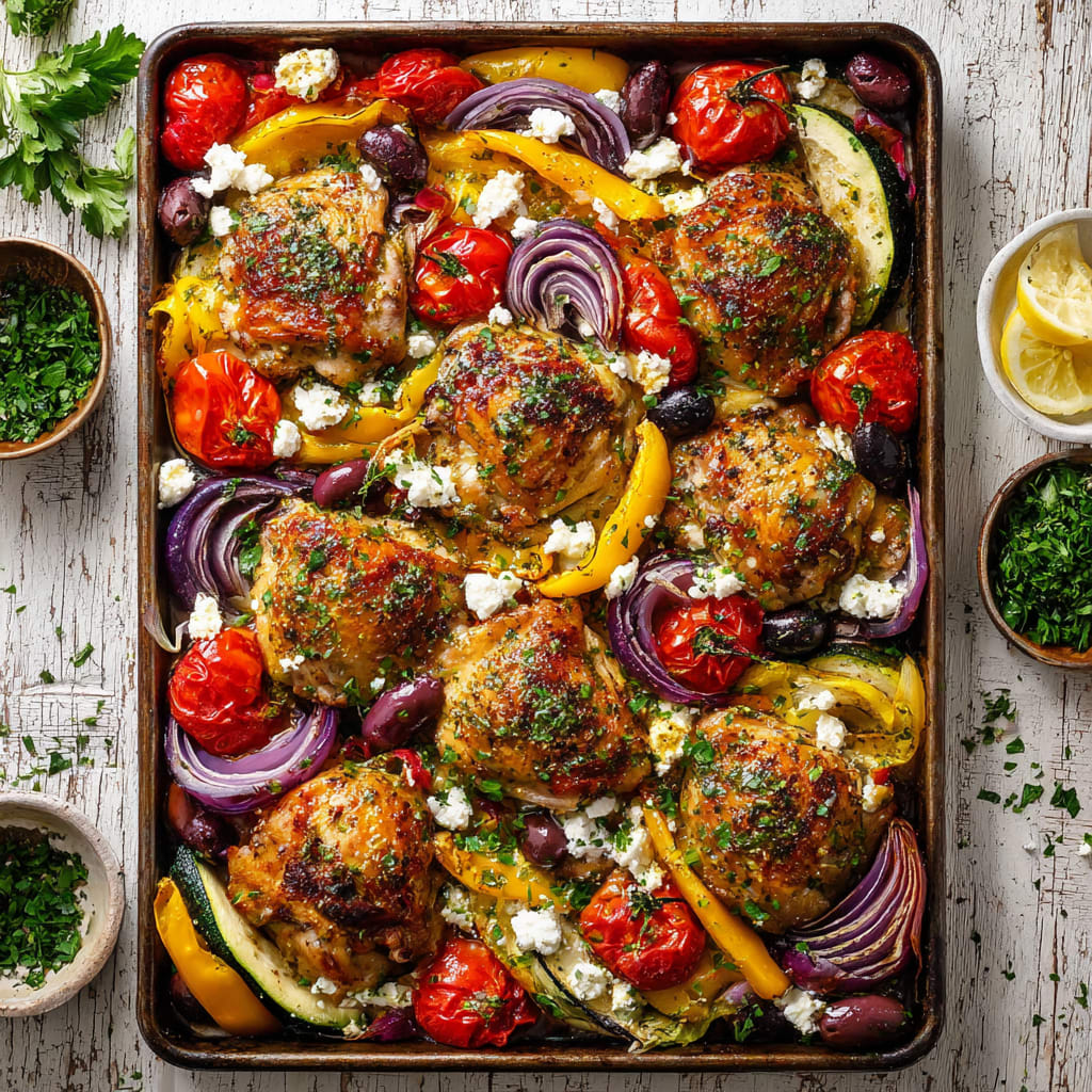Greek Sheet Pan Chicken