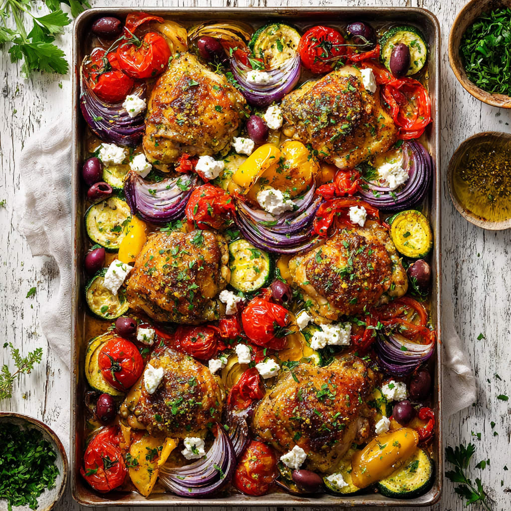 Greek Sheet Pan Chicken
