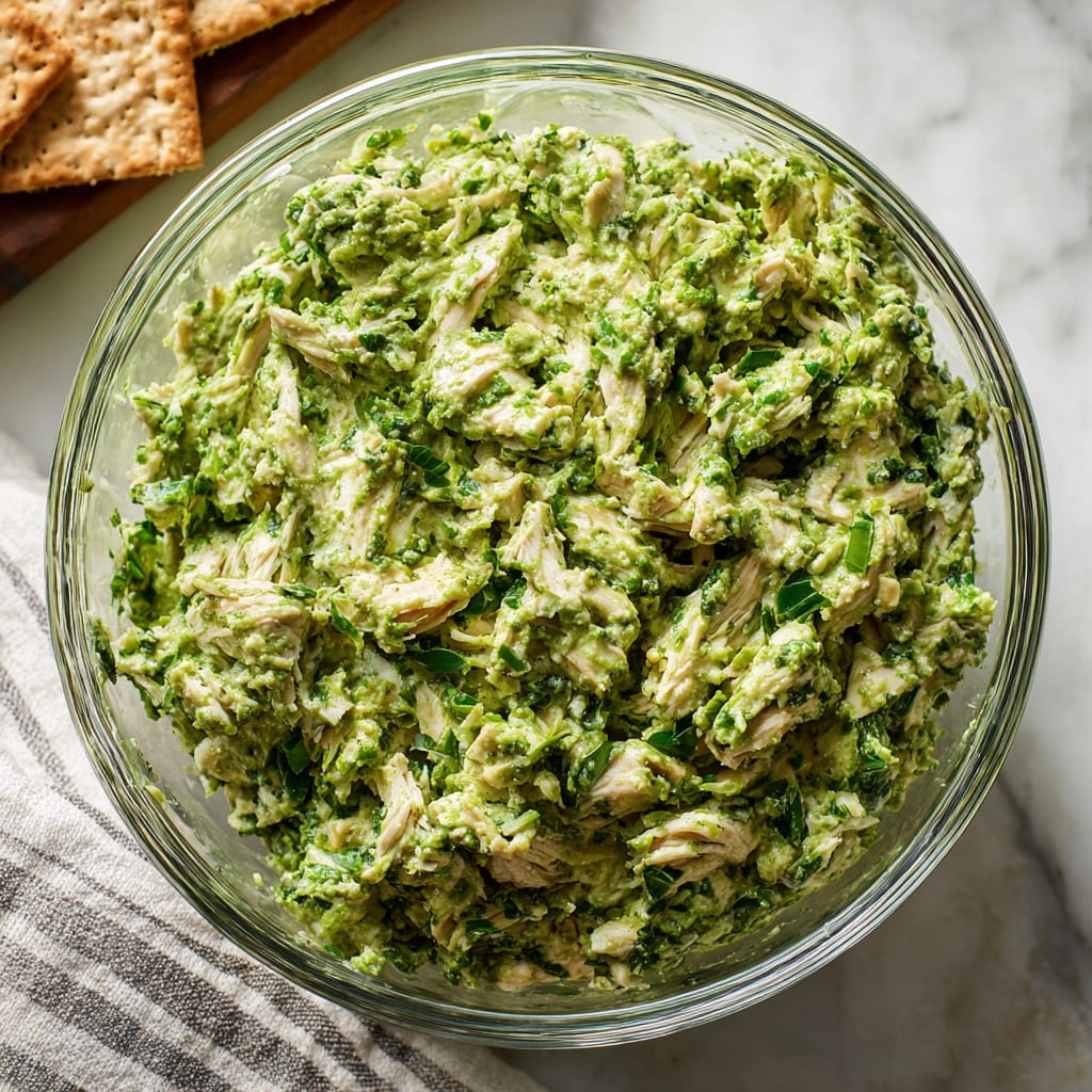 Healthy Green Goddess Chicken Salad