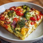 High-Protein Veggie Bake with Cottage Cheese