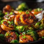 Honey Garlic Butter Shrimp & Broccoli