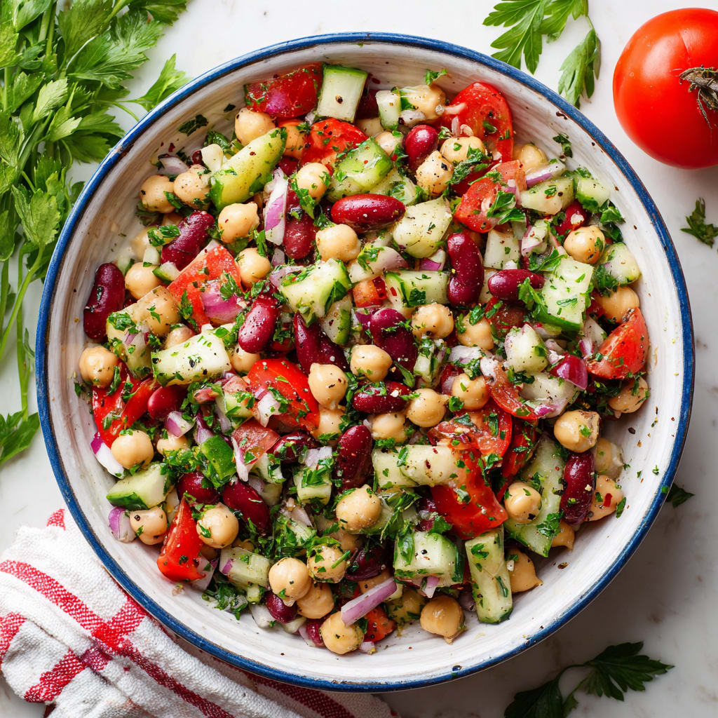 Mediterranean Bean Salad