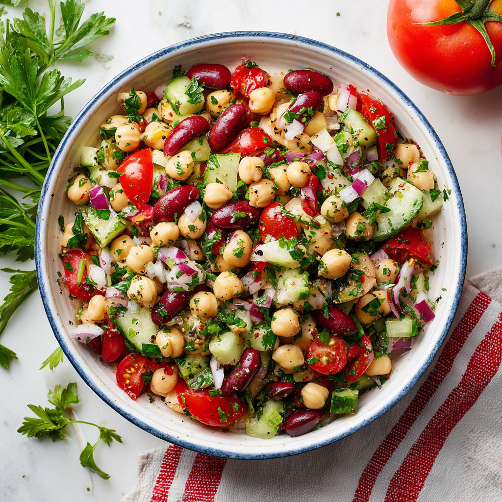Mediterranean Bean Salad
