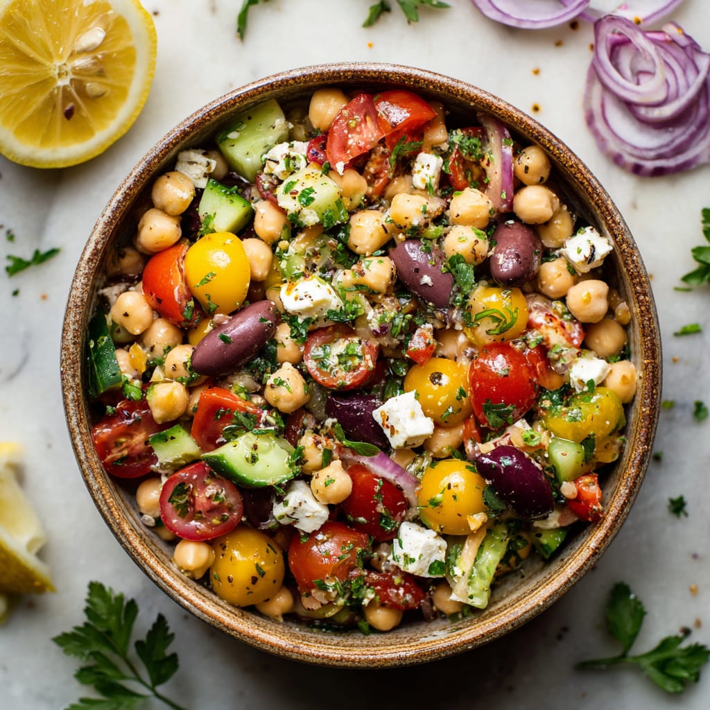 Mediterranean Chickpea Salad