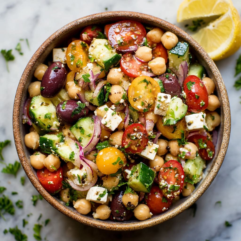 Mediterranean Chickpea Salad