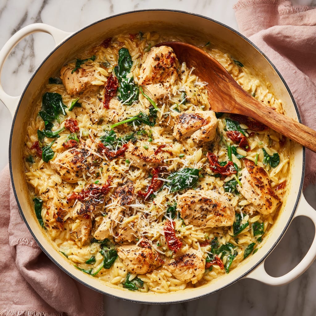 One-Pan  Marry Me Chicken Orzo