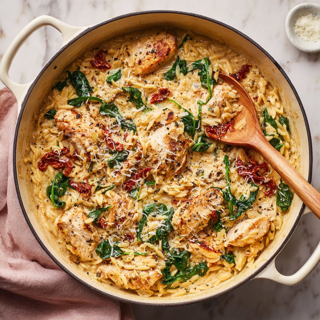 One-Pan  Marry Me Chicken Orzo