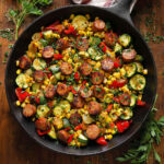 One Pan Sausage and Veggies Skillet