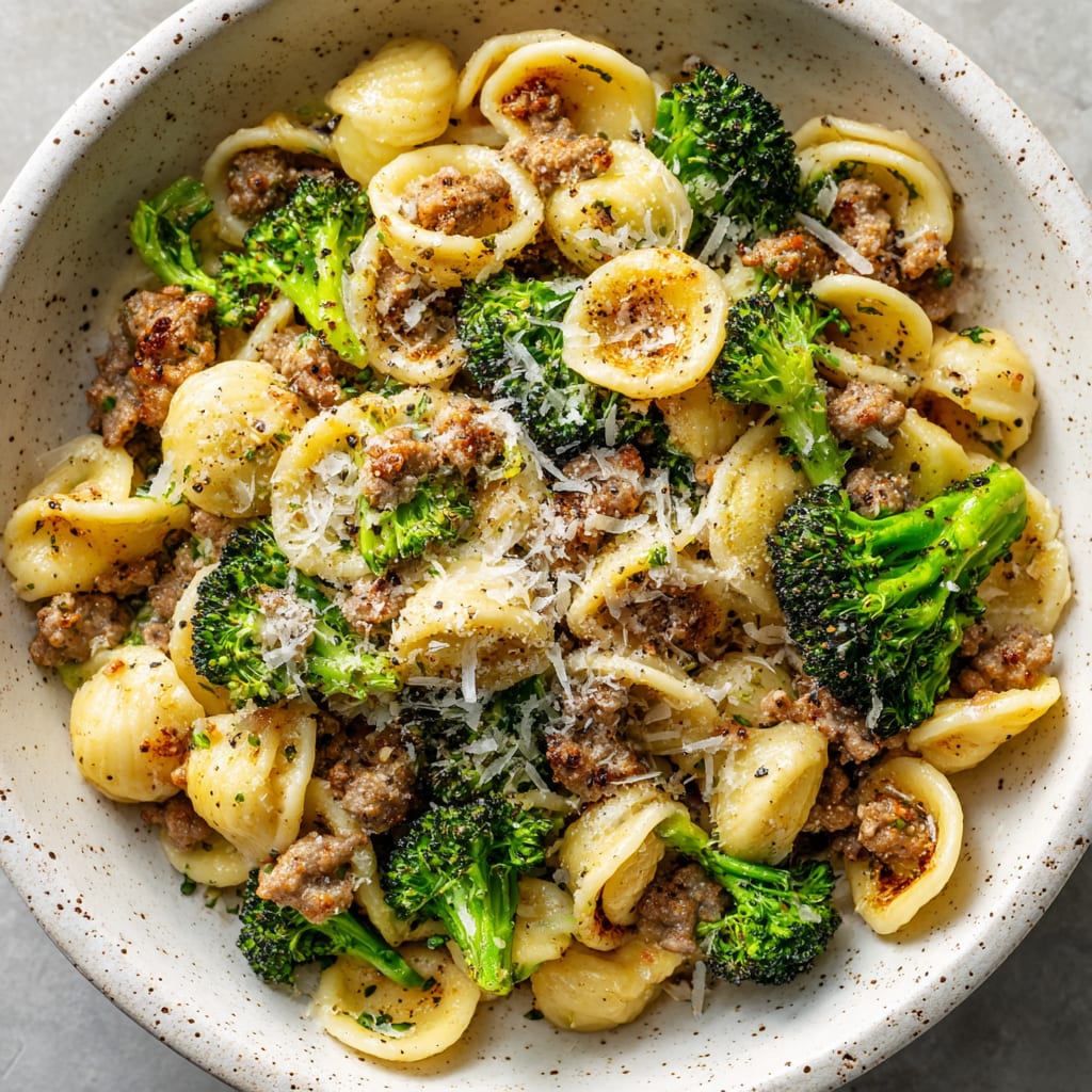 Orecchiette with Sausage and Broccoli