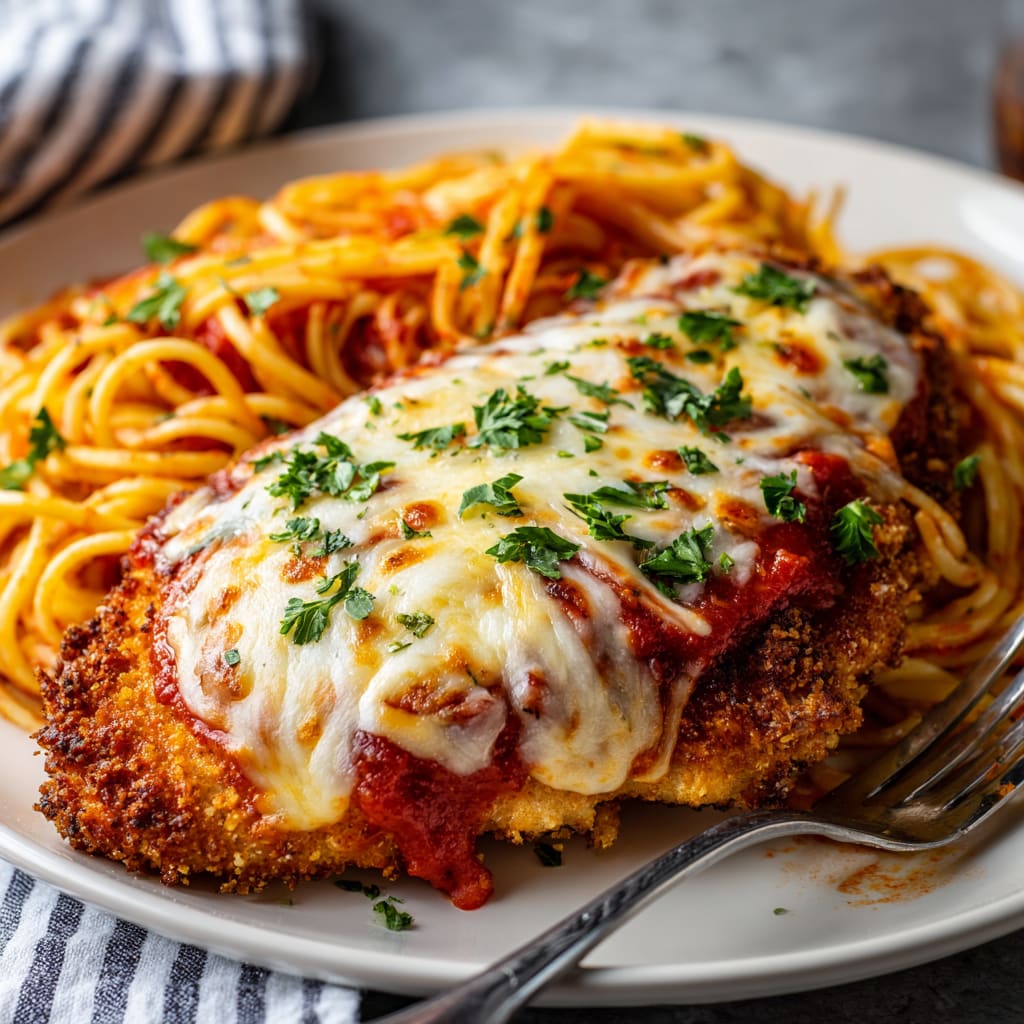 Oven Baked Chicken Parmesan