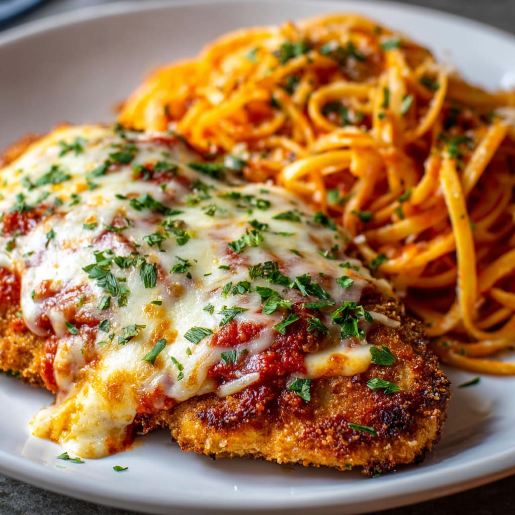 Oven Baked Chicken Parmesan