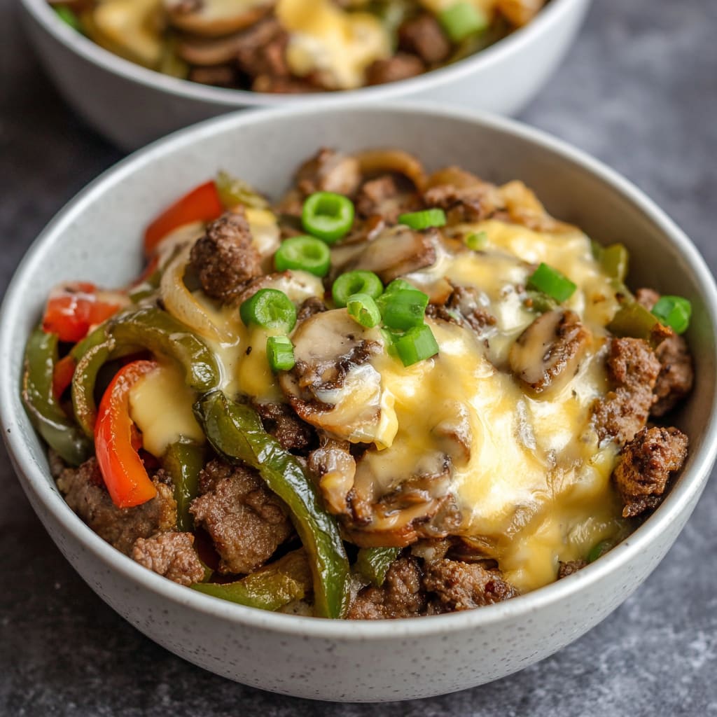 PHILLY CHEESESTEAK BOWLS
